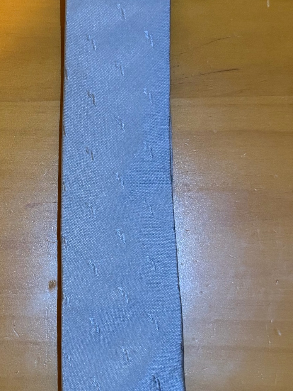 Men's Light Blue Textured Tie - Sleek Formal Accessory